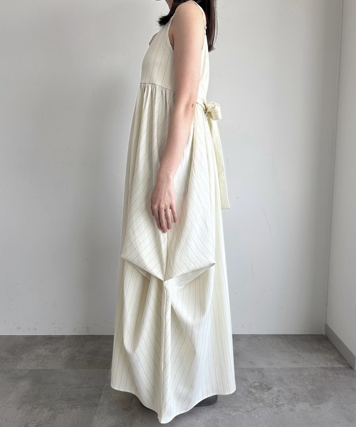 loin nuit（ロワンニュイ）の「random pick cami onepiece / ランダムピックキャミワンピース（ワンピース・レディース・アイボリー/グレー/ベージュ・FREE）」の18枚目の写真