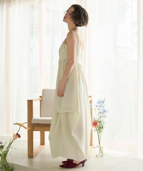 loin nuit（ロワンニュイ）の「random pick cami onepiece / ランダムピックキャミワンピース（ワンピース・レディース・アイボリー/グレー/ベージュ・FREE）」の13枚目の写真