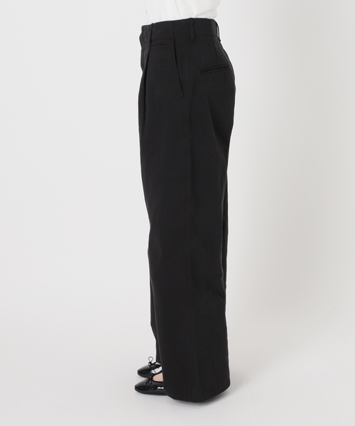IENA（イエナ）の「オーガニックコットン チノパンツ（チノパンツ・レディース・ブラック/ベージュ・38/36/34）」の6枚目の写真