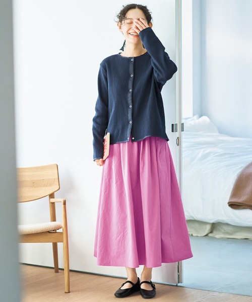and myera(アンド マイラ)の「and myera ピンク色スカート(スカート・レディース・ピンク・L/M/S/LL)」の5枚目の写真