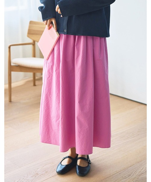 and myera(アンド マイラ)の「and myera ピンク色スカート(スカート・レディース・ピンク・L/M/S/LL)」の3枚目の写真