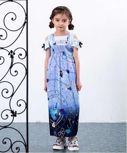 い*ご様 ANNA SUI mini 浴衣 接触冷感】ストライプリボン柄浴衣（その他） | ANNA SUI mini