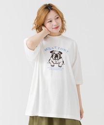 JAM & LINK（ジャムアンドリンク）の「綿100％ ビッグシルエット プリント半袖Tシャツ（Tシャツ/カットソー）」