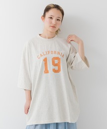 JAM & LINK（ジャムアンドリンク）の「綿100％ ビッグシルエット プリント半袖Tシャツ（Tシャツ/カットソー）」