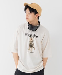 JAM & LINK（ジャムアンドリンク）の「綿100％ ビッグシルエット プリント半袖Tシャツ（Tシャツ/カットソー）」