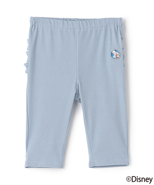 petit main（プティマイン）の「【Disney】バックフリル7分丈レギンス（レギンス/スパッツ・キッズ・ラベンダー/サックスブルー/ブラック/ホワイト系/エメラルド・90cm/80ｃｍ/100cm/110cm/130cm/120cm）」の5枚目の写真