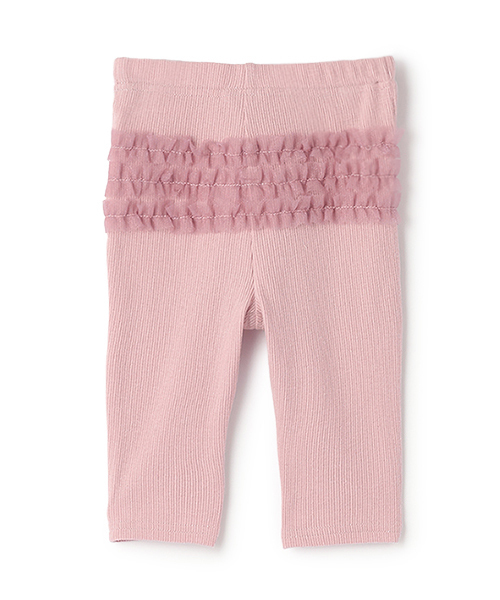 petit main（プティマイン）の「【Disney】バックフリル7分丈レギンス（レギンス/スパッツ・キッズ・ラベンダー/サックスブルー/ブラック/ホワイト系/エメラルド・90cm/80ｃｍ/100cm/110cm/130cm/120cm）」の21枚目の写真