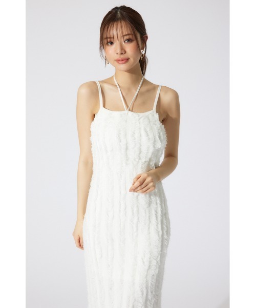 Riu ニット　ワンピース　Rちゃん　ホワイト　新品未使用 Riu ニット ワンピース Rちゃん ホワイト 新品未使用 - メルカリ