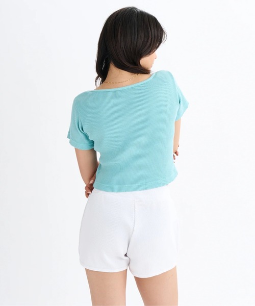 DC SHOES(ディーシーシューズ)の「25 WS TELECO SQUAREN/DCショート丈(短丈)半袖Tシャツ(Tシャツ/カットソー・レディース・ブラック/その他/グレー/ブラック×ピンク/ミント/ホワイト・SMALL/MEDIUM/LARGE)」の12枚目の写真