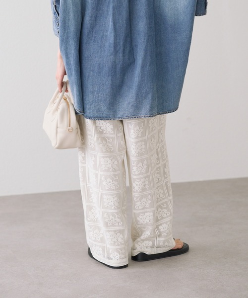 【完売品！美品✨】ピュアルセシン　クロシェット風レースブラウス クロシェット風レースブラウス | PUAL CE CIN(ピュアルセシン