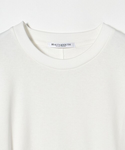 tシャツ コットンフライス ショルダータック プルオーバー レディース BEAUTY＆YOUTH UNITED ARROWS tシャツ コットンフライス
