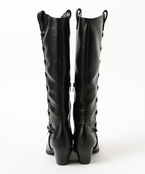 Ray BEAMS（レイビームス）の「レースアップ ウエスタン ブーツ（ブーツ・レディース・ブラック・23.5cm/24.5cm/23.0cm/24.0cm/25.0cm）」の8枚目の写真