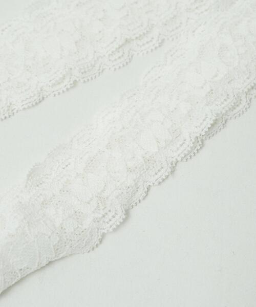 WEGO（ウィゴー）の「WEGO/レースシューレース（シューズアクセサリー・レディース・ホワイト/グレー/ブラック・FREE）」の9枚目の写真