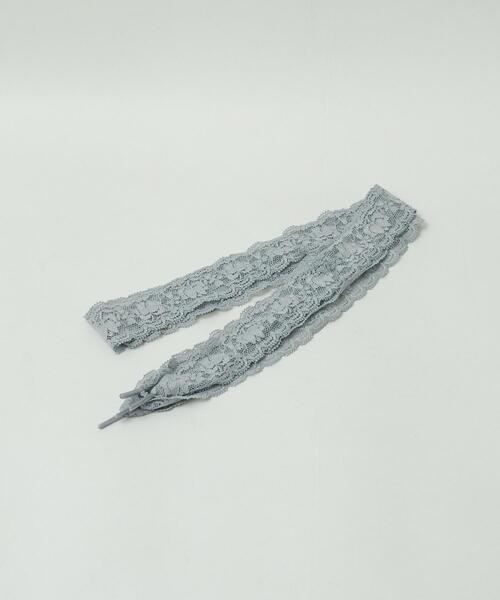 WEGO（ウィゴー）の「WEGO/レースシューレース（シューズアクセサリー・レディース・ホワイト/グレー/ブラック・FREE）」の8枚目の写真