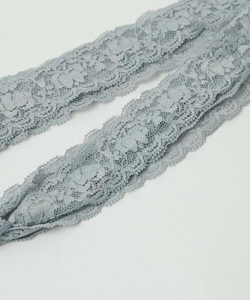 WEGO（ウィゴー）の「WEGO/レースシューレース（シューズアクセサリー・レディース・ホワイト/グレー/ブラック・FREE）」の7枚目の写真