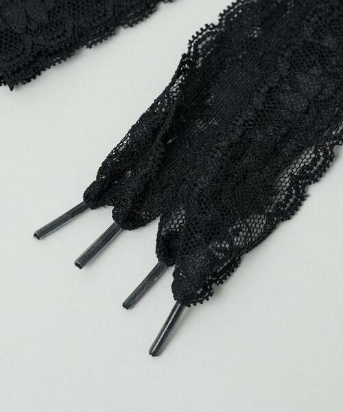 WEGO（ウィゴー）の「WEGO/レースシューレース（シューズアクセサリー・レディース・ホワイト/グレー/ブラック・FREE）」の4枚目の写真