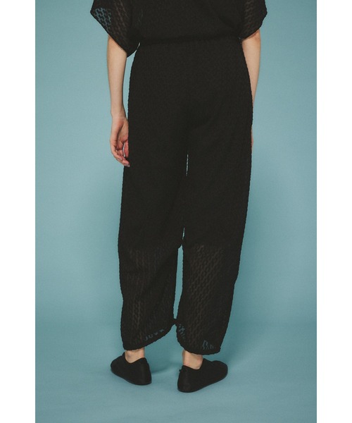 HeRIN.CYE(ヘリンドットサイ)の「Tuck easy pants タックイージーパンツ(その他パンツ・レディース・ブルー系その他/ブラック・36/38)」の7枚目の写真