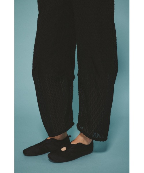 HeRIN.CYE(ヘリンドットサイ)の「Tuck easy pants タックイージーパンツ(その他パンツ・レディース・ブルー系その他/ブラック・36/38)」の11枚目の写真