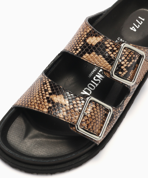 BIRKENSTOCK(ビルケンシュトック)の「BIRKENSTOCK / ビルケンシュトック 1774 Arizona Snake Leather(サンダル・メンズ・ベージュ・40/39)」の6枚目の写真