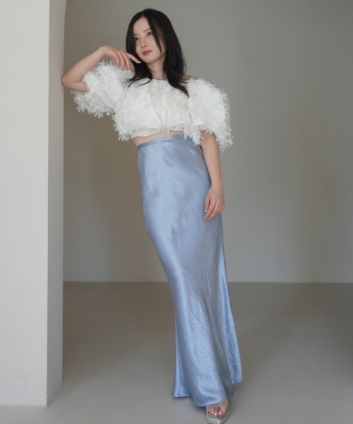 【新品未使用】エイミーイストワール　サテン　バルーンスカート　スカート　M エイミーイストワール EIMY ISTOIRE サテンバルーンスカート