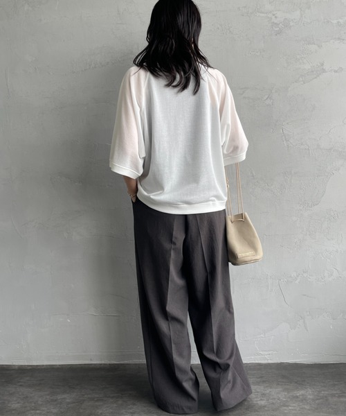 tシャツ 「THE SHINZONE/ザ シンゾーン」 シアー ハーフスリーブ スウェットシャツ レディース 楽天市場】SHINZONE(シンゾーン) シアー ハーフスリーブ