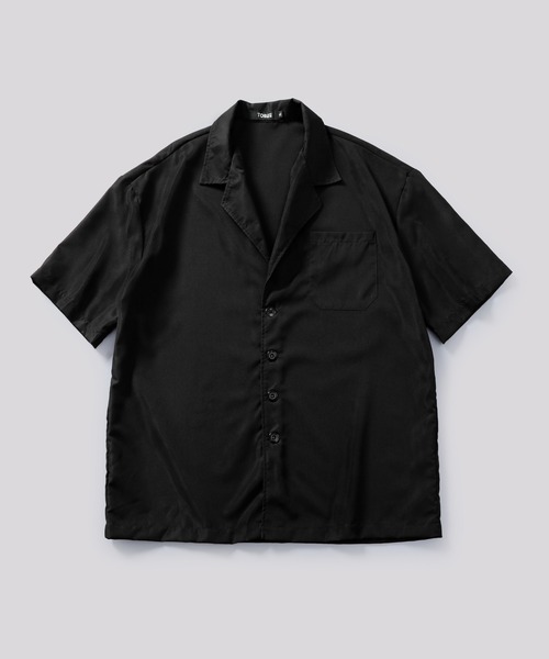 TOBEE(トゥビー)の「【TOBEE】セットアップ オープンカラー シャツ&ハーフパンツ(セットアップ・メンズ・オリーブ/ブラック/ブラウン・MEDIUM/LARGE/X-LARGE)」の8枚目の写真