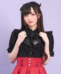 Secret Honey（シークレットハニー）の「スタンドカラーダブルフリルブラウス（シャツ/ブラウス）」