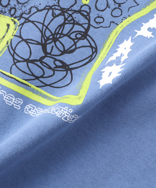 BRAIN DEAD(ブレインデット)の「BRAIN DEAD / ブレインデッド RINGING EAR T-SHIRT(Tシャツ/カットソー・メンズ・ブルー・MEDIUM/LARGE/X-LARGE)」の5枚目の写真