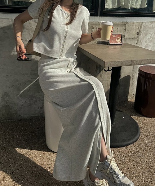 ウィルフリー ロング スカート フリル ロングスカート チュール ストライプ ペンシルスカート タイト