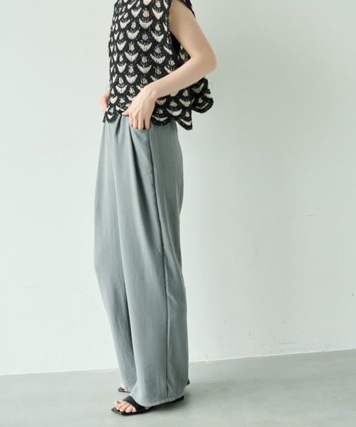 Shelly island（シェリーアイランド）の「上品見えイージーパンツ（その他パンツ・レディース・イエロー/ブラック/グレー/ベージュ・FREE）」の19枚目の写真