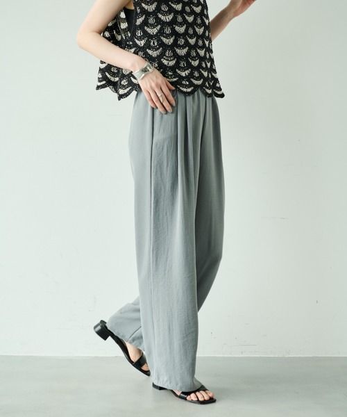 Shelly island（シェリーアイランド）の「上品見えイージーパンツ（その他パンツ・レディース・イエロー/ブラック/グレー/ベージュ・FREE）」の17枚目の写真