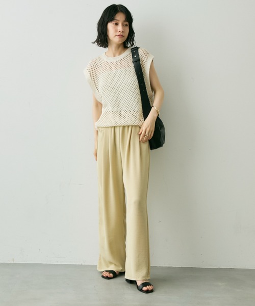 Shelly island（シェリーアイランド）の「上品見えイージーパンツ（その他パンツ・レディース・イエロー/ブラック/グレー/ベージュ・FREE）」の20枚目の写真