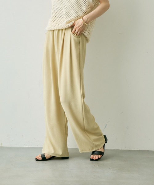 Shelly island（シェリーアイランド）の「上品見えイージーパンツ（その他パンツ・レディース・イエロー/ブラック/グレー/ベージュ・FREE）」の21枚目の写真
