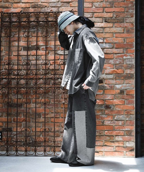 セール】パッチワークデニムパンツ【niko and JEANS 2025AW