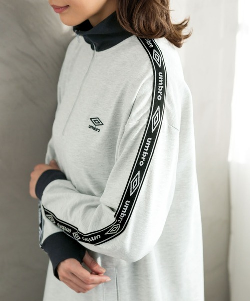 UMBRO(アンブロ)の「UMBRO ジッパーワンピース (umbro/アンブロ/UV/UNDOVEオリジナル/UNDOVE限定/ジップアップ/配色/限定販売)(ワンピース・レディース・ブラック/グレー系その他・MEDIUM/LARGE/X-LARGE/SMALL)」の15枚目の写真