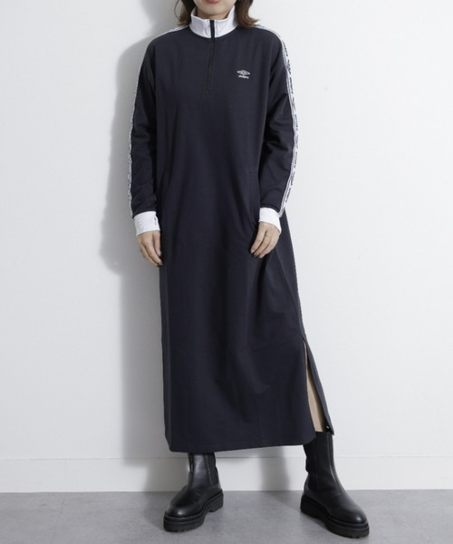 UMBRO(アンブロ)の「UMBRO ジッパーワンピース (umbro/アンブロ/UV/UNDOVEオリジナル/UNDOVE限定/ジップアップ/配色/限定販売)(ワンピース・レディース・ブラック/グレー系その他・MEDIUM/LARGE/X-LARGE/SMALL)」の22枚目の写真