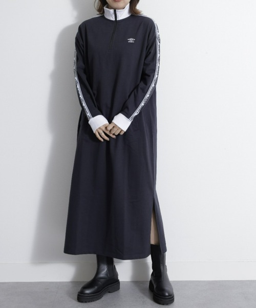 UMBRO(アンブロ)の「UMBRO ジッパーワンピース (umbro/アンブロ/UV/UNDOVEオリジナル/UNDOVE限定/ジップアップ/配色/限定販売)(ワンピース・レディース・ブラック/グレー系その他・MEDIUM/LARGE/X-LARGE/SMALL)」の18枚目の写真