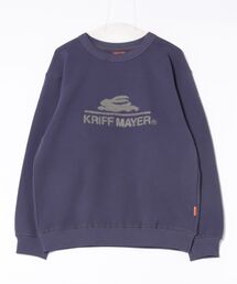 クリフメイヤー　ロゴスウェット　L 紫　モコモコ クリフメイヤー[公式] ロゴスウェットクルー MENS LADYS 2415127