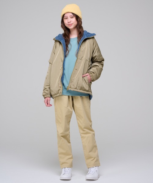 KRIFF MAYER Kid's Collection(クリフメイヤーキッズコレクション)の「ひっくりフードジャケット(その他アウター・キッズ・ベージュ/ネイビー/レッド/サックスブルー・120/130/140/150/160/170)」の6枚目の写真