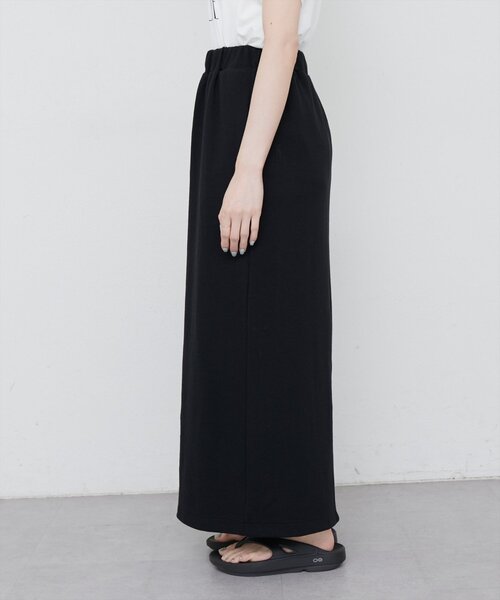 natural couture(ナチュラルクチュール)の「ワッフル風カットソータイトスカート(スカート・レディース・ライトベージュ/ブラック/レッド・FREE)」の7枚目の写真