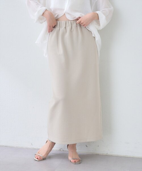 natural couture(ナチュラルクチュール)の「ワッフル風カットソータイトスカート(スカート・レディース・ライトベージュ/ブラック/レッド・FREE)」の19枚目の写真