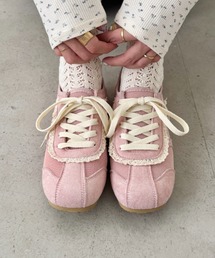 SOLLON. | 【靴紐2種set】フリルレーススニーカー(スニーカー)