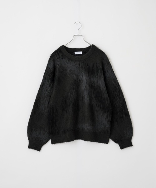 VELNUS(ベルナス)の「【VELNUS】Abstract loose shaggy design knit/アブストラクトルーズシャギーデザインニット(ニット/セーター・メンズ・ブルー/レッド/チャコールグレー・L/S/M)」の7枚目の写真