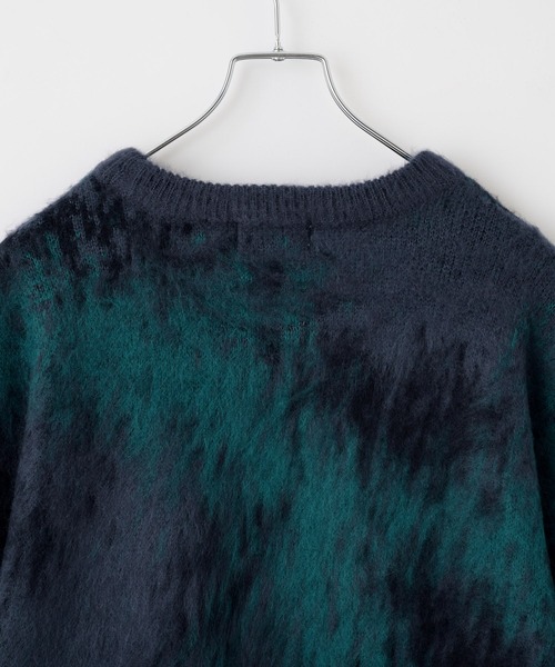 VELNUS(ベルナス)の「【VELNUS】Abstract loose shaggy design knit/アブストラクトルーズシャギーデザインニット(ニット/セーター・メンズ・ブルー/レッド/チャコールグレー・L/S/M)」の13枚目の写真