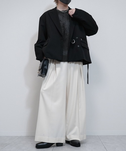 VELNUS(ベルナス)の「【VELNUS】Abstract loose shaggy design knit/アブストラクトルーズシャギーデザインニット(ニット/セーター・メンズ・ブルー/レッド/チャコールグレー・L/S/M)」の21枚目の写真