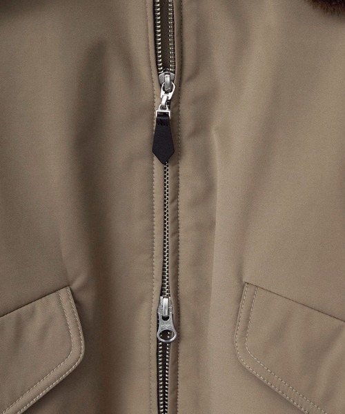 SALON adam et rope'（サロン アダム エ ロペ）の「FURLO DOWN 2WAYフライトジャケット / ファーロダウン（ダウンジャケット/コート・レディース・ブラック/ベージュ・FREE）」の22枚目の写真