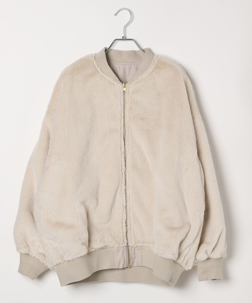 セール】リバーシブルファーブルゾン/497161（ブルゾン）｜GLOBAL WORK