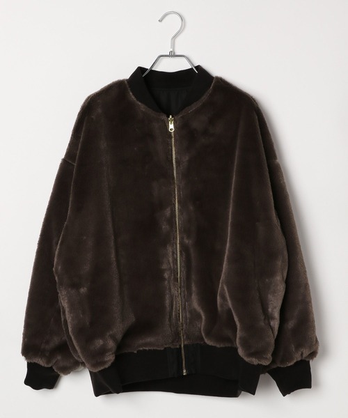 リバーシブルファーブルゾン/497161（ブルゾン）｜GLOBAL WORK