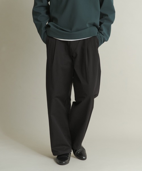 SENSE OF PLACE by URBAN RESEARCH（センスオブプレイスバイアーバンリサーチ）の「2タックワイドチノパンツ（その他パンツ・メンズ・ライトブラウン/ブラック/ライトベージュ・MEDIUM/LARGE）」の22枚目の写真