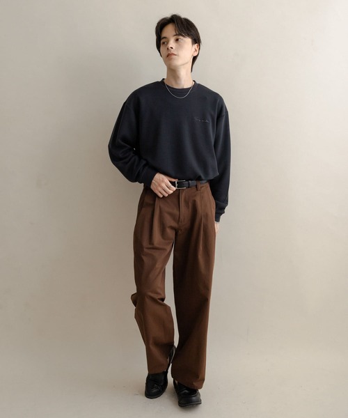 セール】2タックワイドチノパンツ（その他パンツ）｜SENSE OF PLACE by